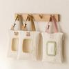 Cartoon Cute Tissue Box Travel Car Portable Handheld Storage Bag Towel Cover Newborn Hanging Bag For Cart Accessories 2024 New