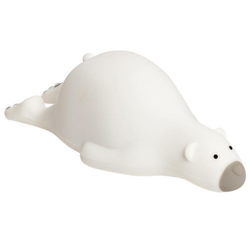 Cute Bear Night Light Silicone Sensor Light Rabbit Night Light Sleep Portable Home Night Light  Children's Gift