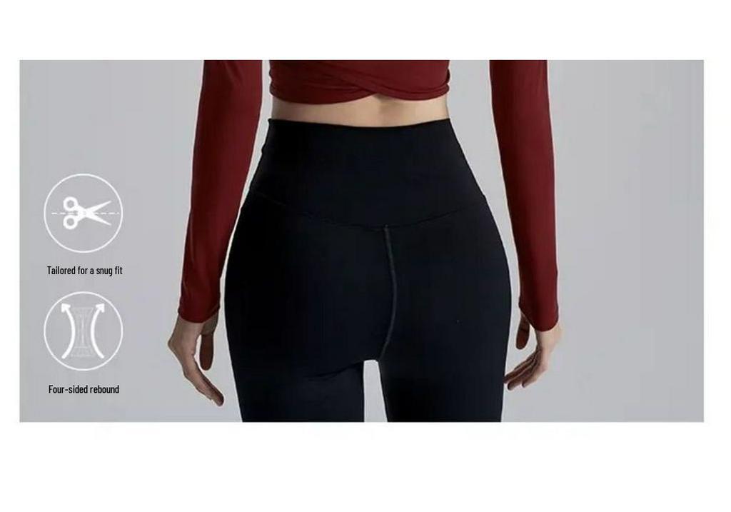 Women's Long Sleeve Yoga Top with Chest Pads - V-Neck, Stylish Back, Breathable, Comfortable, Ideal As Outerwear for Summer Sports.