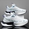 2025 New Men's Summer Rotating Button Running Sneakers Men's Breathable Thick-soled Popcorn Cushioning Running Shoes