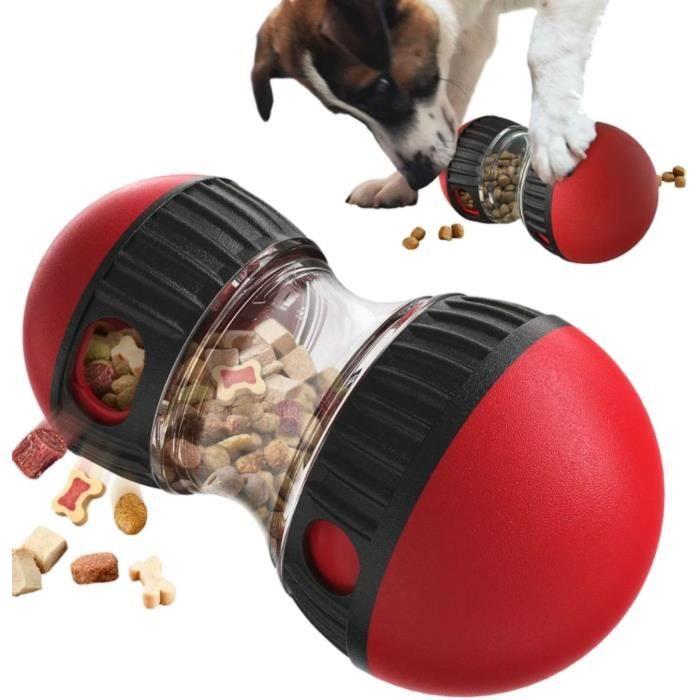 Jouet interactif pour Chien Distributeur de croquettes,Balle Interactive Chien,Jouet Intelligent,Jeu Indestructible,Jouet Occupation
