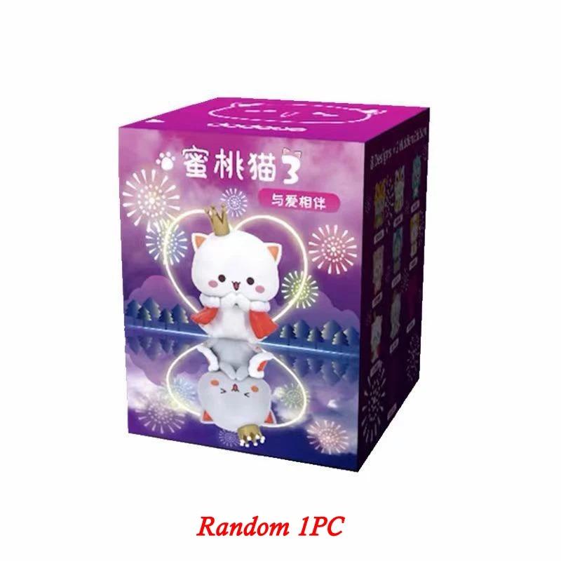 

Оригинальная MITAO Cat 3 Сезона Blind Box Счастливый Кот Милая Фигурка-Сюрприз Модель Мультфильма Кукла Мистери Бокс Игрушки Каваи Подарки на День Рождения
