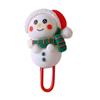 Christmas Paper Clip Rust Proof Bookmark Document Clamp Cute Paperclip for Office Kids Students Snowman