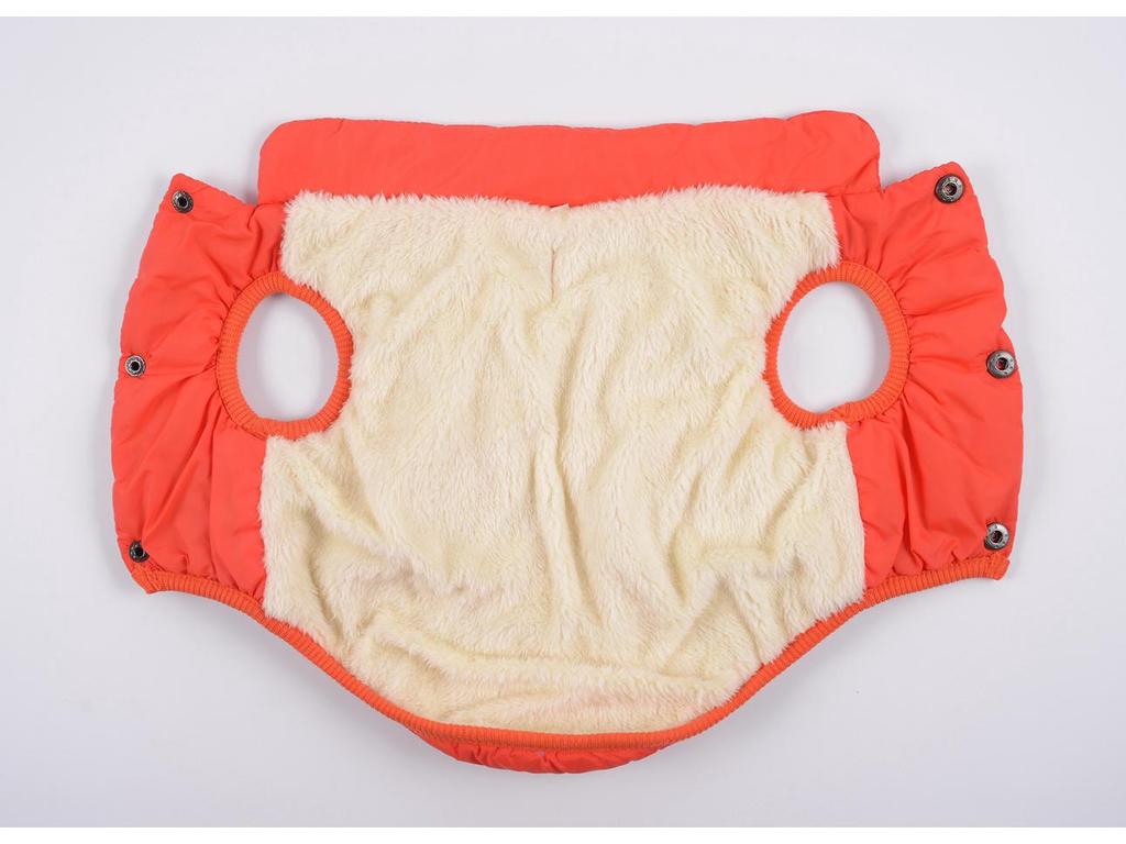 Thickened Cotton Snap Button Jacket for Dogs - Autumn/Winter Pet Apparel