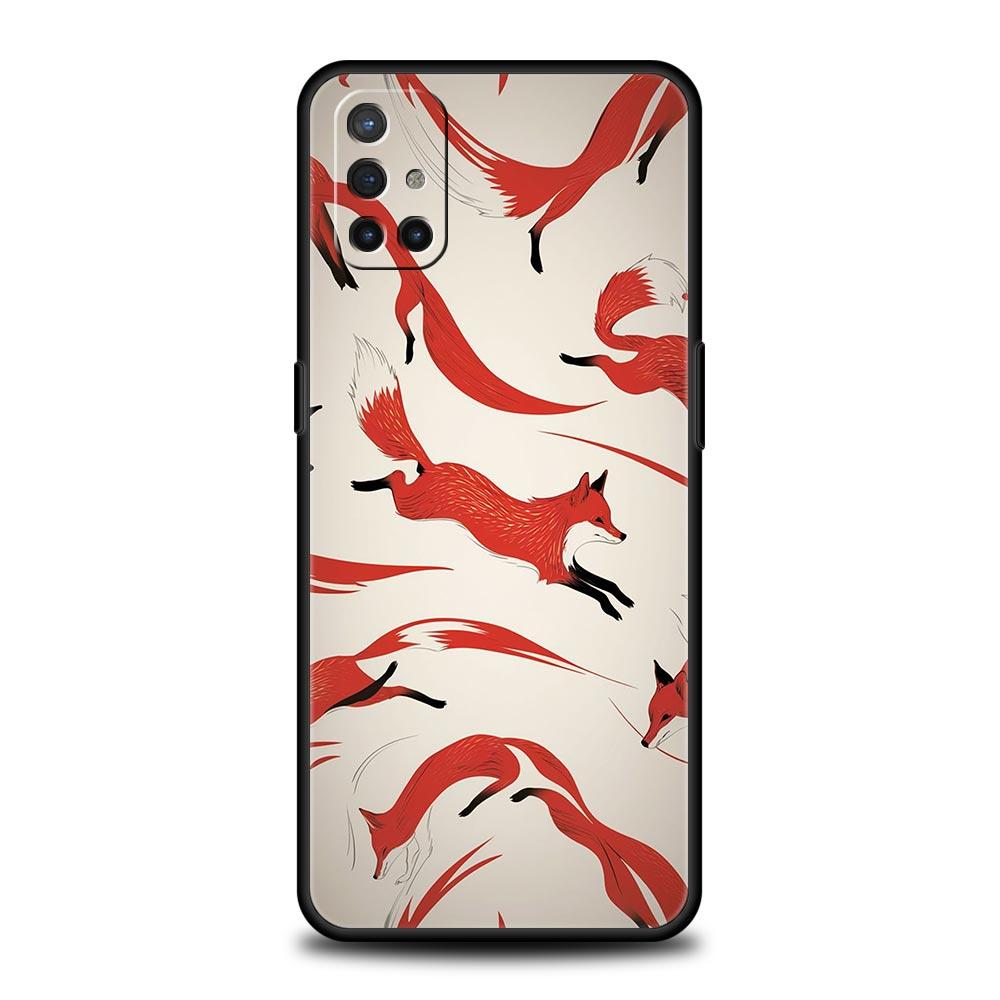 Red Fox Phone Case For Oneplus 13R 13 12R 11 10T 10R Nord N100 N200 N10 10 9 9R 9RT CE 3 2 Z Pro 5G Soft TPU Cover Fundas Capas