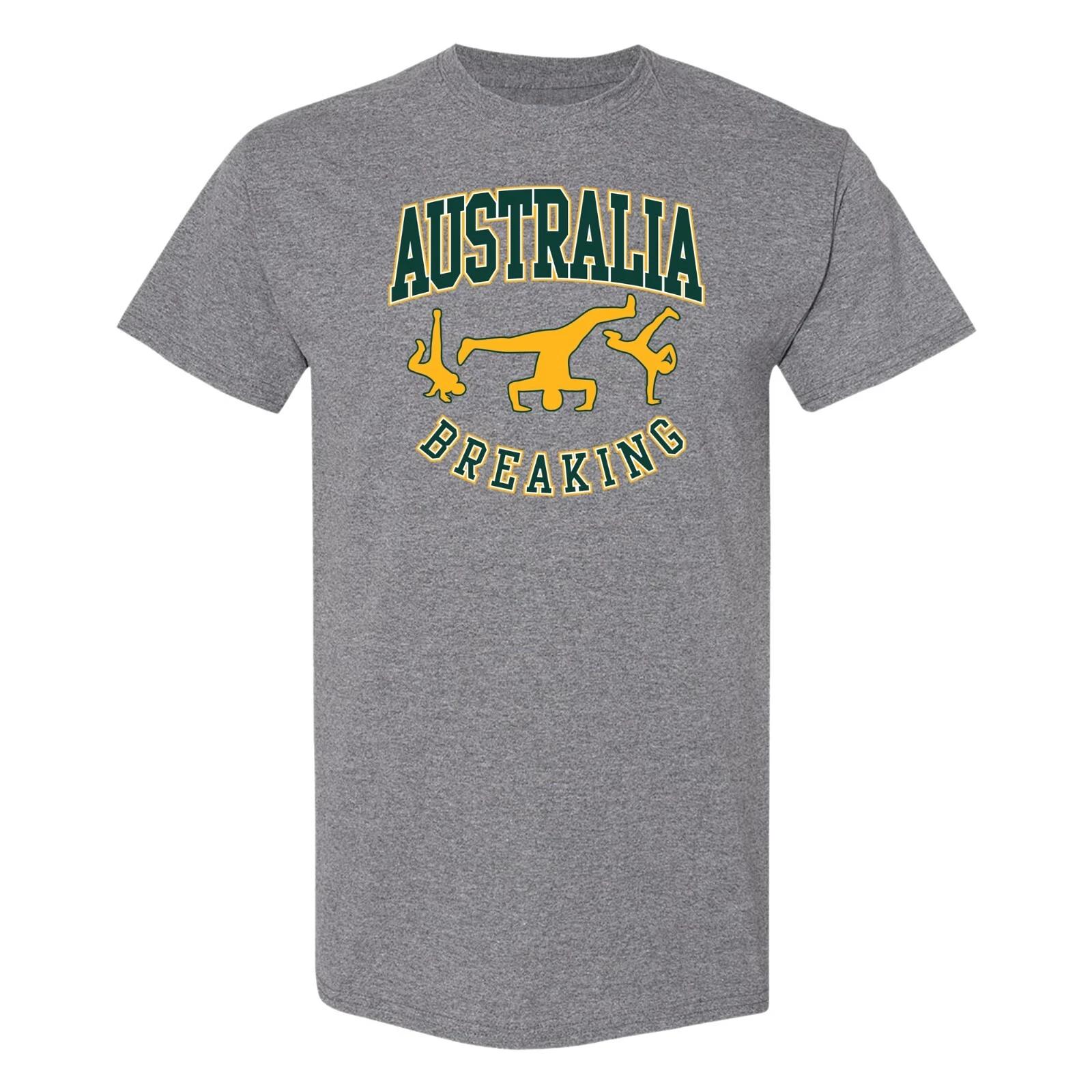 Australia Breaking T-Shirt - Graphite Heather L