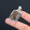 925 Silver Radiant Flint Stone Stone Handmade Wedding Mother Ethnic New Pendant