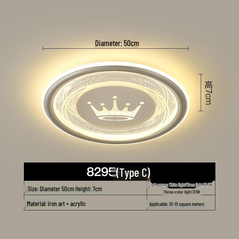 

2025 Modern Minimalist Ceiling Light for Bedroom, Living Room, and Restaurant - Cream Style