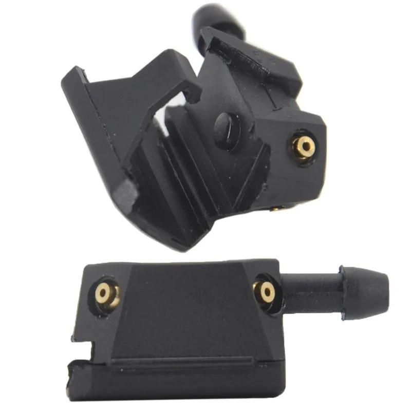 2Pcs Universal Car Windscreen Washer Wiper Blade Water Spray Jets Nozzles Mounted Onto 8mm 9mm Arm Adjusted 4 Way Upgrade