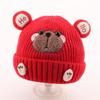 Wind Proof Baby Hat Soft Knit Pullover Hat Cute Toddler Cap  Daily