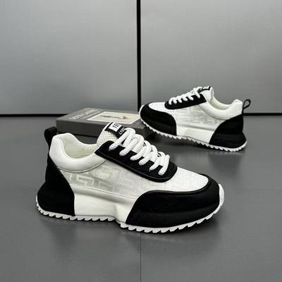 Breathable Men's Shoes New 2025 Summer Bag Bottom Sports Versatile Casual Shoes Fashion Casual Heightening Dad Shoes