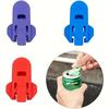 10pcs Colorful Manual Can Opener Set - Easy-Grip, Durable Plastic, Reusable & Safe for Soda, Beer, Aluminum Cans with Built-in Beverage Separator