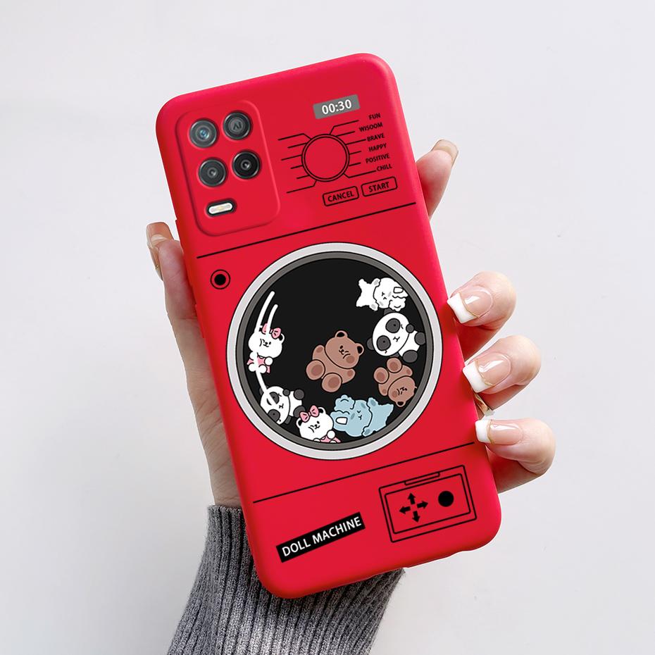 For Realme Narzo 30 5G Case Narzo30 RMX3242 Silicone TPU Cartoon Soft Phone Case For Ralme Narzo 30 5G Cover Coque Bumper Fundas