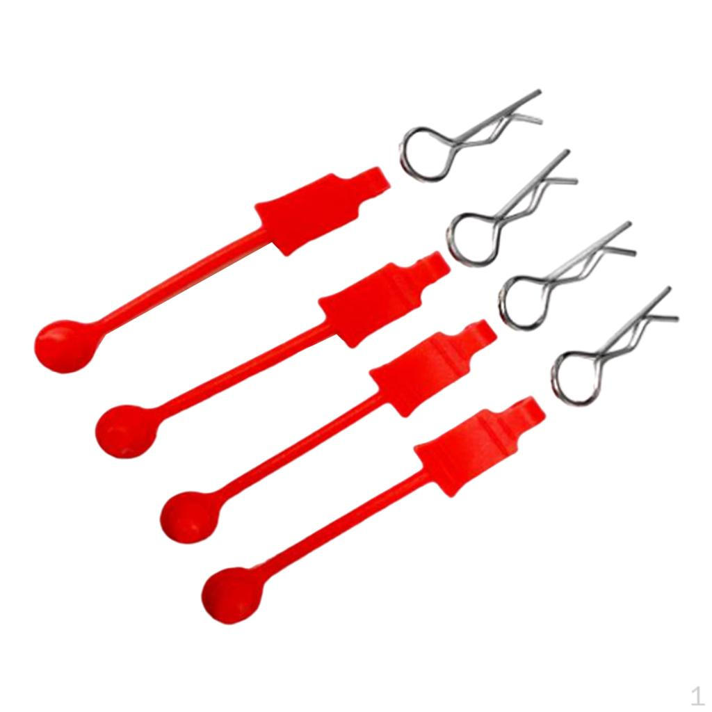 4Pcs RC Body Pins for 1/10 Buggy Car DIY Accessories