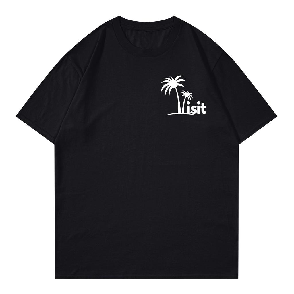 Unisex T-shirt Casual Loose Top Comfortable Round Neck T-shirt
