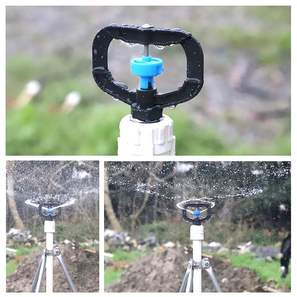 1/2" Male Thread Scattering Nozzle 360 Degree Automatic Rotating Garden Lawn Rotating Micro Sprinkler Watering Irrigation 1Pc