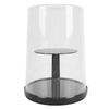 2 Tier Round Blind Box Display Case Rotatable Dust Proof Ample Space Stackable Blind Box Display Case