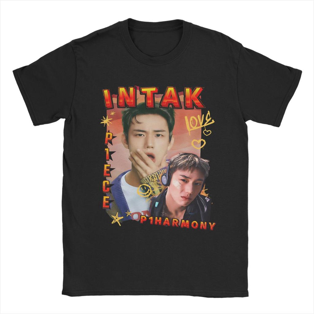 Herren Damen THEO P1harmony T-Shirts 100% Baumwolle Oberteile Lustiges Kurzarm Rundhals T-Shirt Geschenkidee T-Shirt