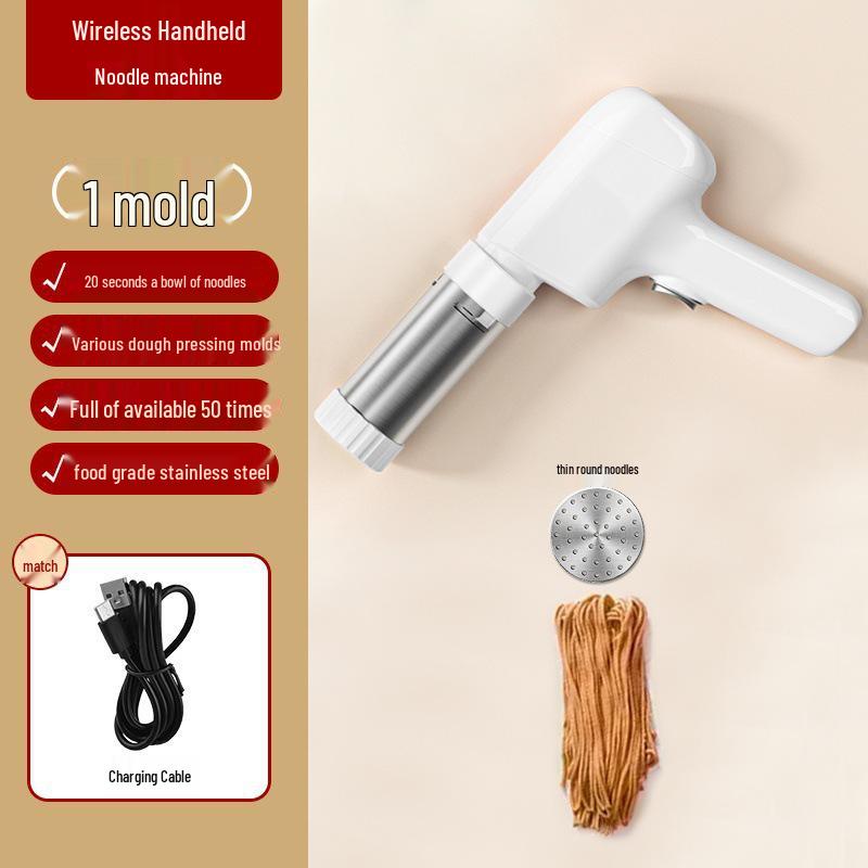

2024 Automatic Electric Handheld Noodle & Dough Press Machine for Home Use