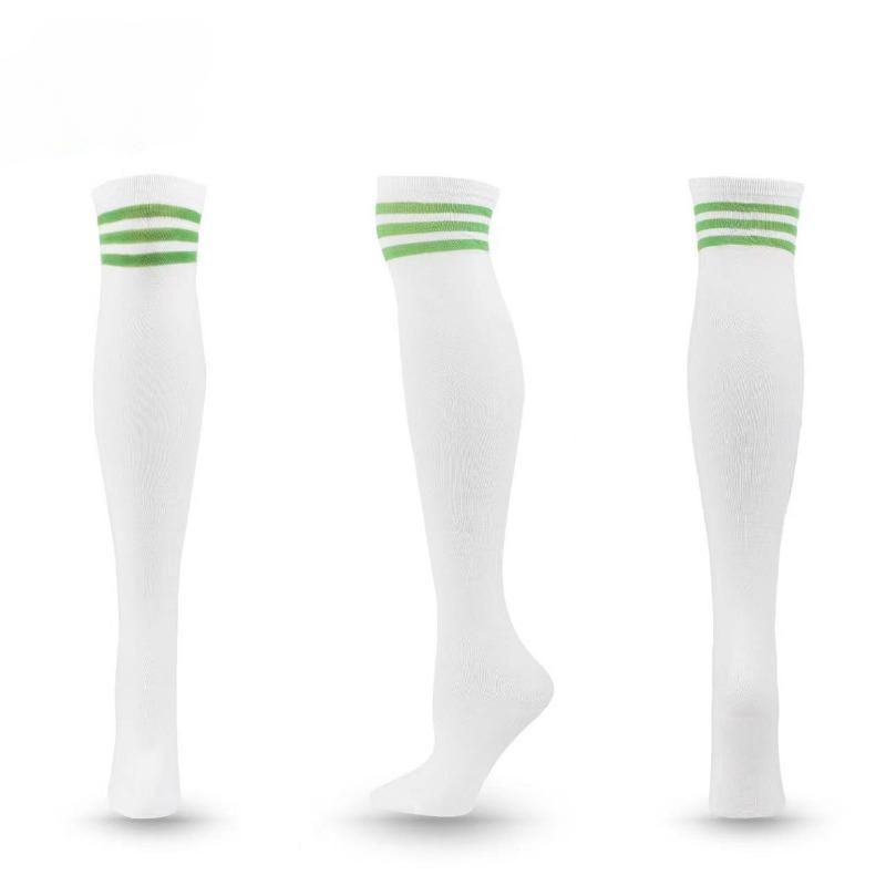 JK Woman Cosplay Stockings Pink White Strips Lolita Long Socks Over Knee Thigh High Socks Women Compression Socks