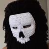 Knit Balaclava Face Mask Funny Ski Mask Stretchy Winter Warm Headcover Horror Skull Beanie Hat for Halloween Party Props