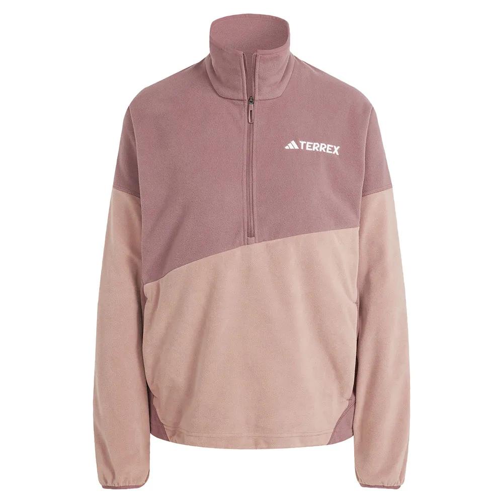 Adidas Fleece Jacket with Half-zip Terrex Multi Climawarm