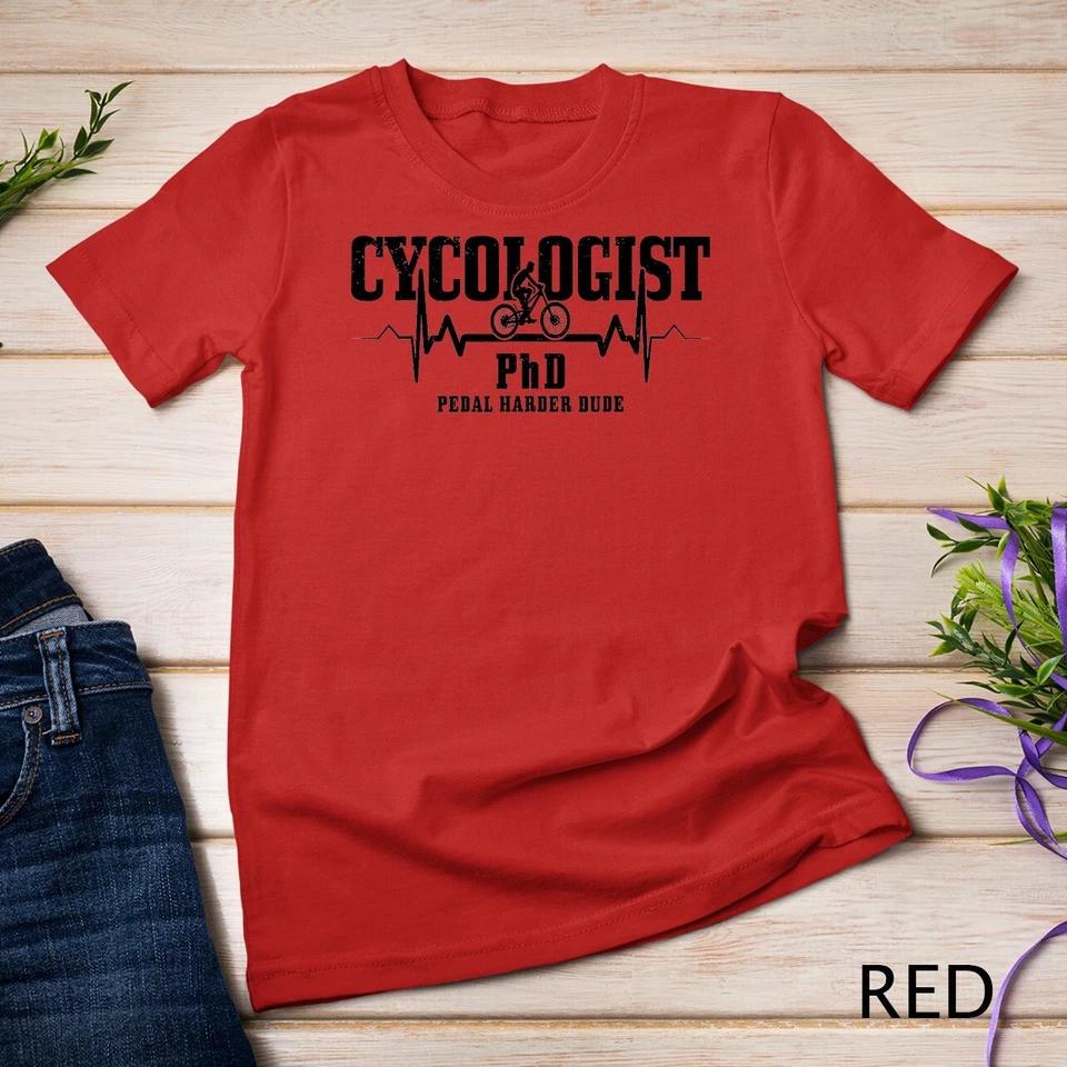Cycologist Mountain Bike MTB Downhill Cycling Funny Gift T-Shirt Unisex T-shirt 5 L