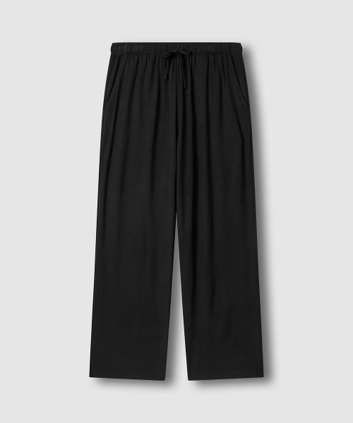 

[JAJU] Men s Rayon Stretch Full Length Lounge Pants [Shipped from Korea] 100% Authentic Black - M