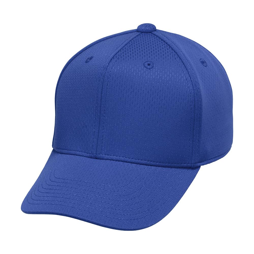 Mizuno 16 Pastel Navy Baseball/Softball Cap, All-Mesh, Hexagonal, 12JWBB03,