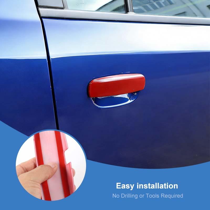 ABS Door Handle Decoration Cover Sticker Fit For Dodge Charger 2010 Up Exterior Accessories