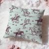 Horse Cushion Cover Premium Comfort Reversible Pillow Cove Two in One Design for Any Room  Car Interior