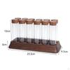 Coffee Bean Storage Tube Organization Single Dose Sealed Lid Jar for Retail Countertop Bar