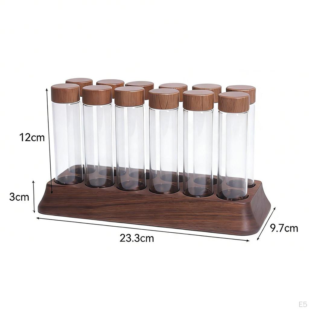 Coffee Bean Storage Tube Organization Single Dose Sealed Lid Jar for Retail Countertop Bar