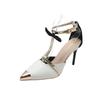 Fashion 2025 spring and summer new fairy wind beautiful matching color high heels female bow thin heel sexy bun head hollow sandals