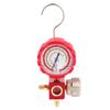Air Condition Manifold Gauge, with G1/4" Thread, High Pressure AC Refrigeration Gauge Tool, for R22/R410A/R134A/R407C