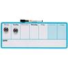 Mini Weekly Planner Board - NOBO - Magnetic - Dry Erase - 360 X 140 Mm - Integrated Marker Holder