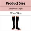 Calf Compression Stockings Pressure Stockings Elastic Open Toe Knee High Stockings Calf Support Leg Guards Long Calf Sleeves