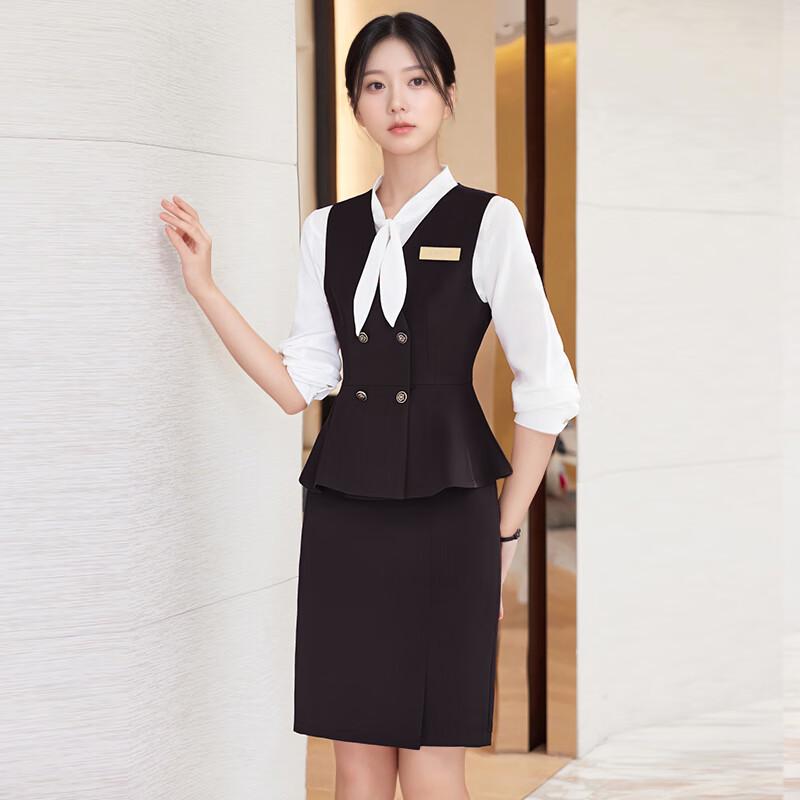

Women s Professional Vest Suit 3-Piece Set 4XL