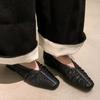Fashion 2025 New Spring Autumn Women Flats Roman Style Retro Soft Shoes Fashion Casual Shallow Mouth Square Toe Comfy Women FFlat Shoes