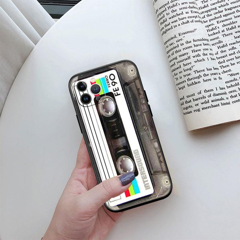 Vintage Boombox Tape Phone Case for Samsung Galaxy A52S A53 A55 A56 A70 A71 A72 A73 F06 F16 F56 S10e S10 S10+ Plus