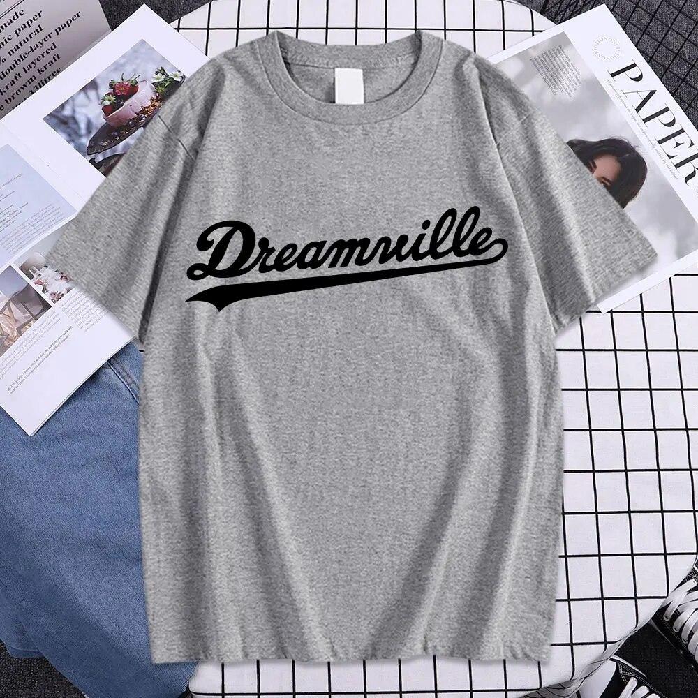 Rappare J Cole Dreamville Samma Grafik T-shirt Kortärmad Herr Bomulls T-shirt Streetwear Unisex Dam Hip Hop Oversized T-shirts