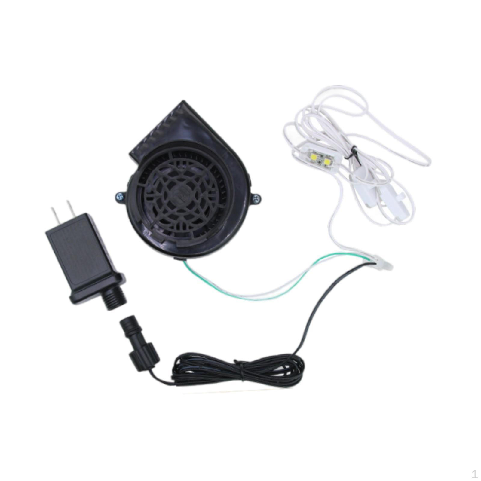 

Воздуходувка для надувных изделий, вентилятор со светодиодными лампами, сменное надувное украшение для двора 97mmx97mmx33mm