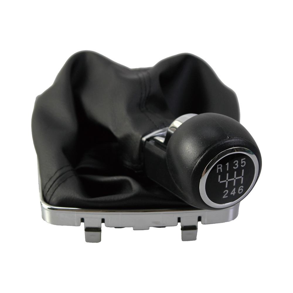 5/6 Speed Manual Gear Shift Knob Lever Shifter For Vauxhall Opel Astra H 1.6 2004-2010 Black Plastic Interior Parts