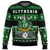 Pulover Crăciun Uât Casa Slytherin Bărbați Femei Pulover Gât Rotund Mânecă Top Îmbrăcăminte de Crăciun 2025 Nou Hanorac