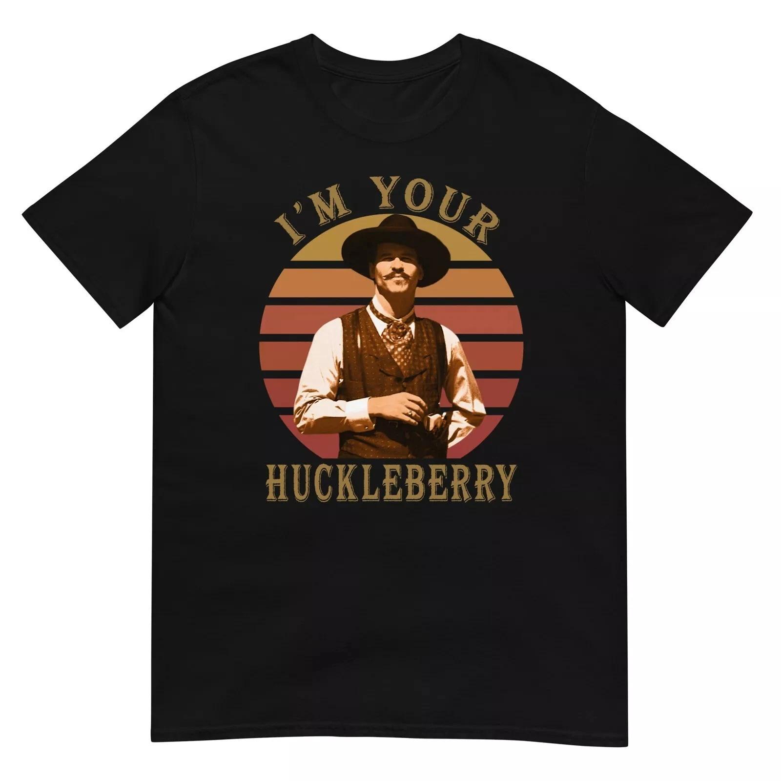 I m Your Huckleberry Vintage T-shirt Doc Holiday Tombstone Graphic Tee Shirt XXXXL
