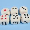 Novelty Dice Board Game Soft Bounce Dice Figurine Squeeze Toy Novelty Gag Table Toy Decompressing Pinch Stress Toy