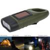 Multifunction Solar Hand Crank Flashlight Emergency LED Portable Torch for Climbing Camping