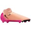 Nike Phantom Luna 2 Pro Comfortable Versatile FG (Rubber Long Stud) Slip Resistant Durable Soccer Shoes Unisex Soccer Shoes Pink Black FJ2575-800