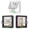 Cat Door Flap Entry and Exit Locking Cover Door/Window Mounted Clear Flap Get-in-whenever Upgraded Door