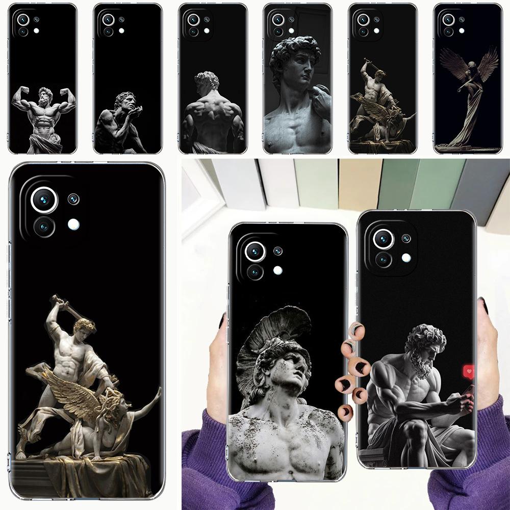 Handyhülle für Xiaomi Mi 15 14 13 12 11 Lite 15T 13T 12T Pro Poco X7 X6 X5 Pro 5G X3 NFC F7 F6 F5 Hülle Antike griechische Skulptur